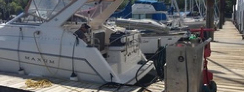 fuel cleaning boat